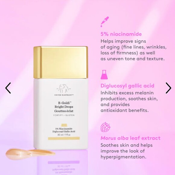 Drunk Elephant B-Goldi Bright Illuminating Drops full size - Picture 2 of 9